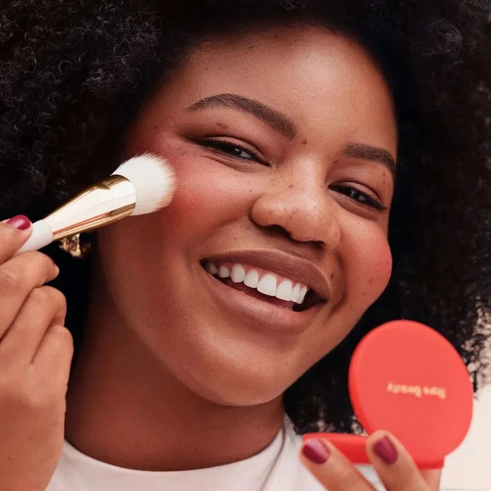 Rare Beauty Bronze Contour Stick & Blush Líquido & Gloss Labial Maquiagem Hot Happy Grace Joy Hope À Prova D'água, Resistente ao Suor, Longa Duração, Presentes