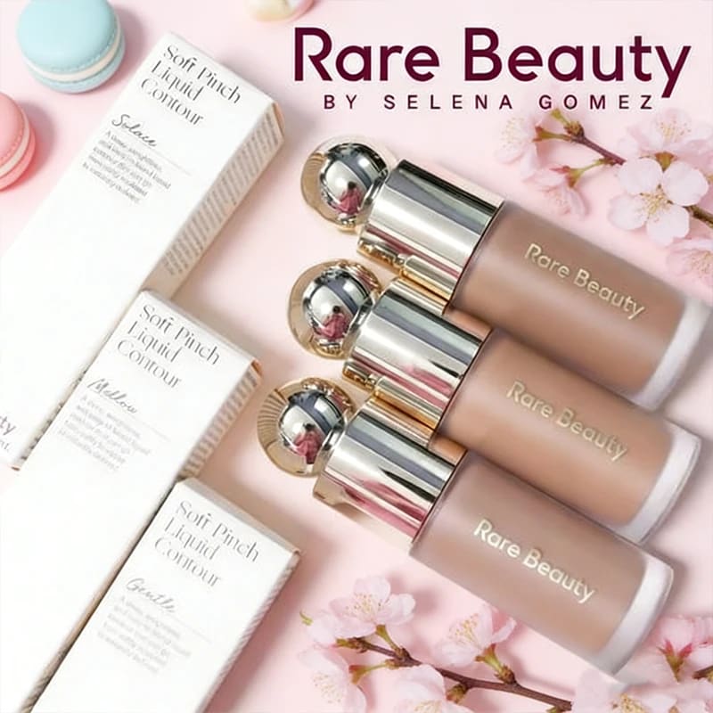 Rare Beauty Soft Pinch Liquid Bronze Contour Stick: Contorno Líquido Suave e Duradouro para Nariz, Sombra Natural, Iluminador Facial à Prova d'Água para Maquiagem que Realça o Rosto