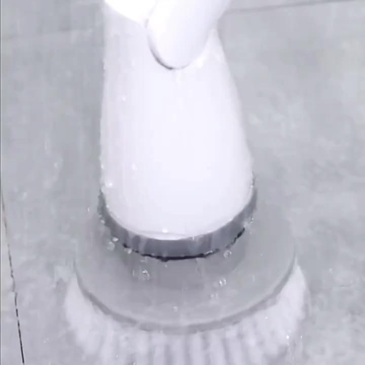 Escova De Limpeza Ajustável Janela Banheiro e Cozinha Ferramenta 3 em 1 Recarregável