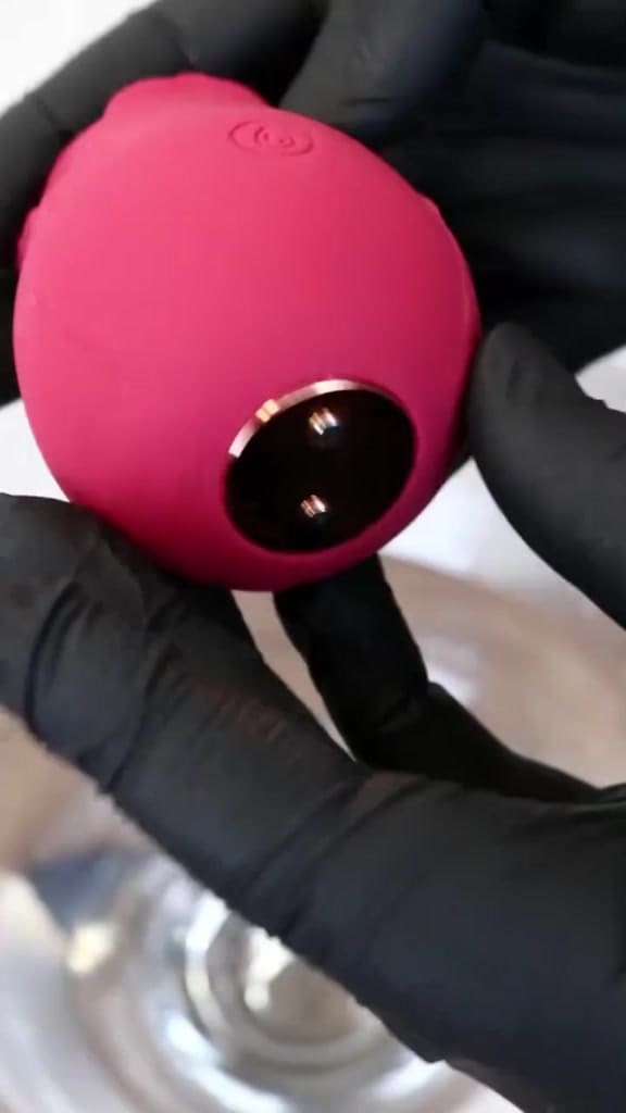 Sugador de Clitóris Recarregável Vibrador Feminino Rosa Estimulador Clitorniano Sex shop SUC-07
