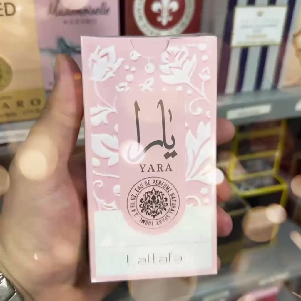 Perfume Yara Lattafa Árabe 100ml Feminino Embalagem de vidro lacrado