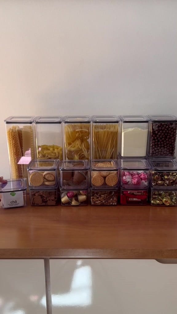 Kit 20 Potes Herméticos 2,3litros 1,1litro 480ml Organização