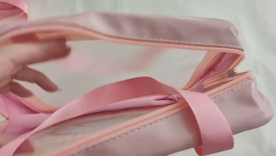 Kit 3 Necessaire Maquiagem Transparente WashBag - A Prova De Água