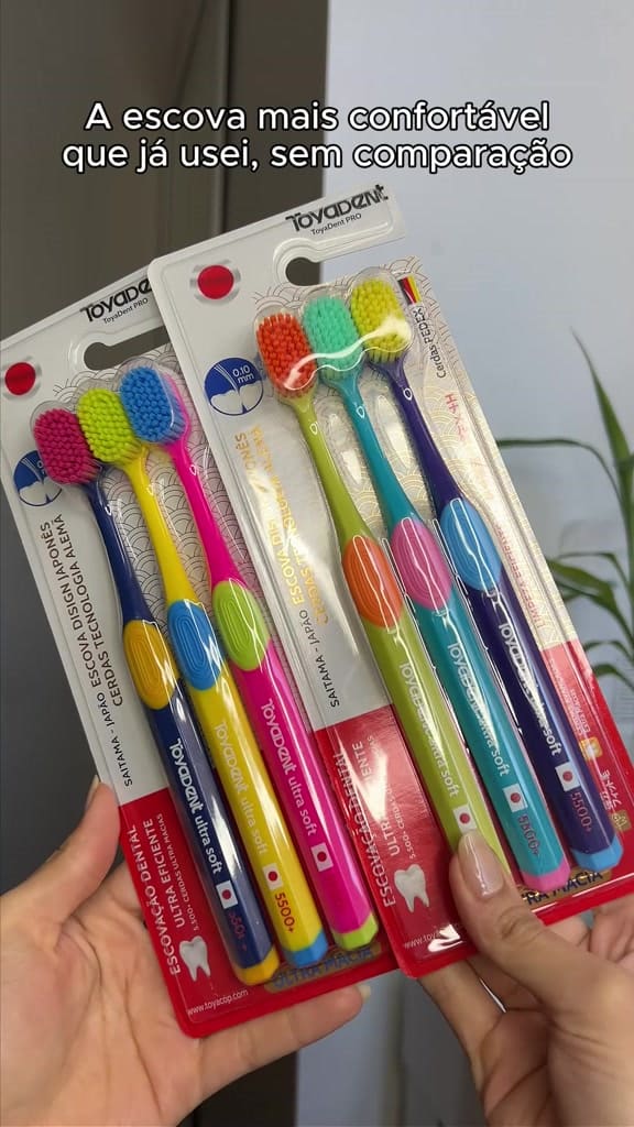 TOYADENT PRO Escova de Dental Com Cerdas Premium Alemãs da Pedex +Capa Protetora