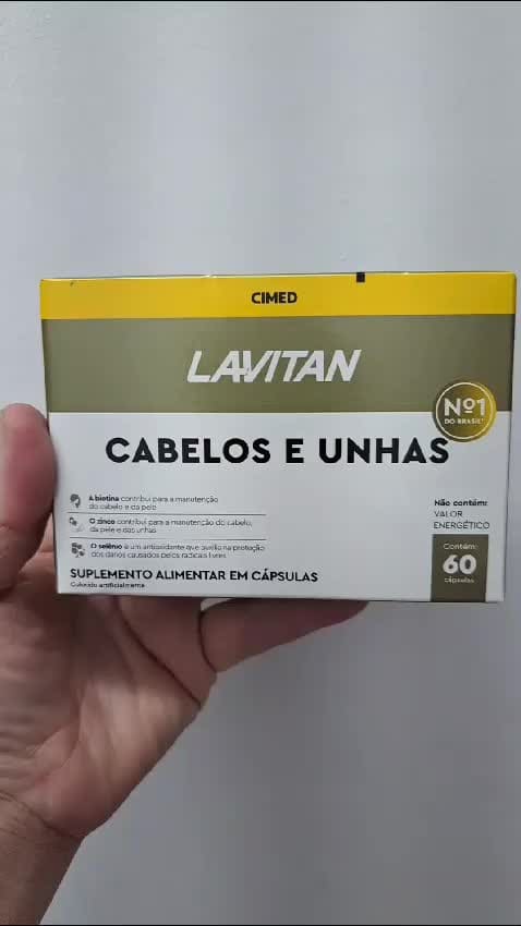 Lavitan | Cabelos e Unhas - 60 Cápsulas | O combo perfeito para o tratamento da queda e crescimento capilar