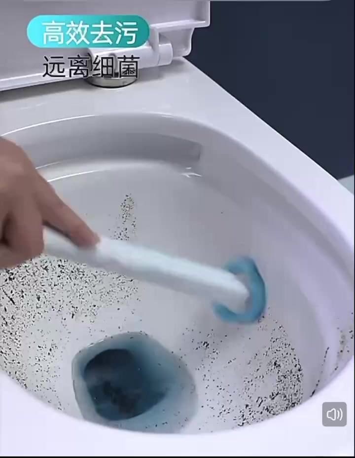 Escova descartável Para Vaso sanitário e Parede Banheiro