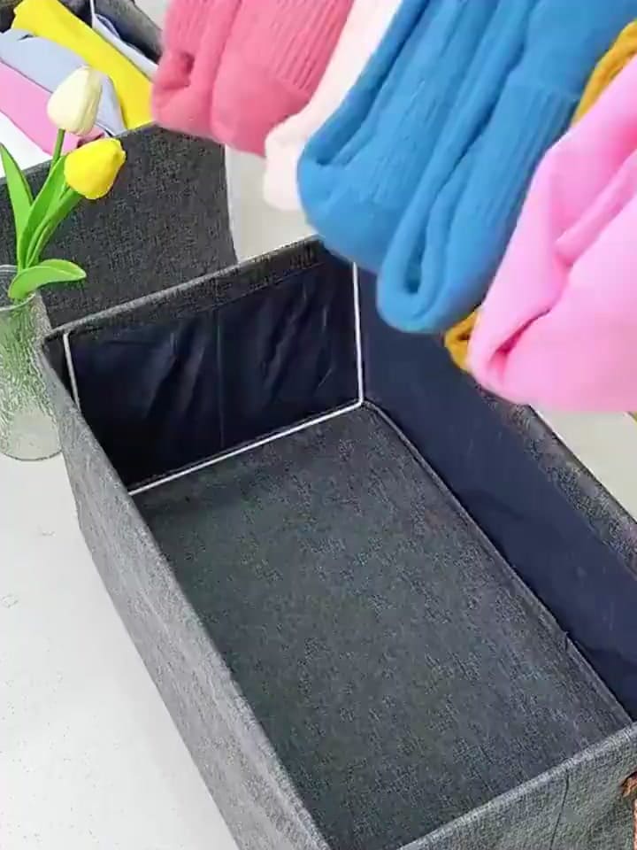1/2/4 Peças Organizador 26X45X20CM Com Suporte De Ferro Para Roupas Organização E Base Em Chapa