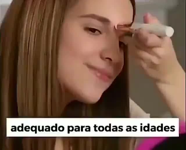 Depiladora Caneta Aparadora De Sobrancelha Rosto Portátil Elétrico Recarregável 4.8