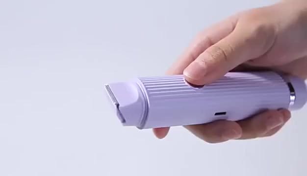 Depilador elétrico recarregável feminino, lâmina dupla, sem fio, portátil, pernas, axilas e ferramenta de remoção de pel