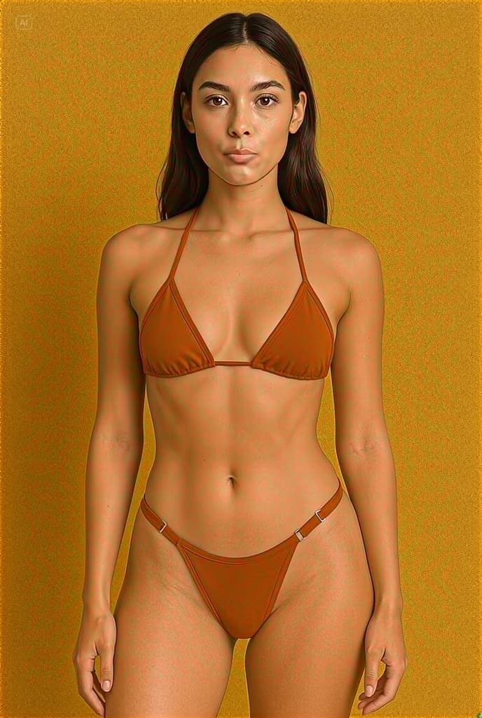 Biquini Feminino Marquinha De Fita Com Regulagem Latral Cortininha Sem Bojo Simples Nó Férias Praia