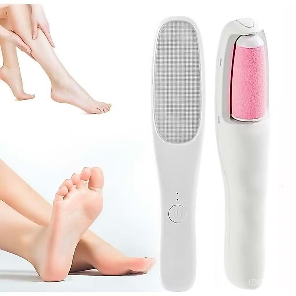 Lixadeira Elétrica Portátil Com Depilador Removedor de Calos e Pele Morta, Lixador Recarregável com para Pedicure-XL