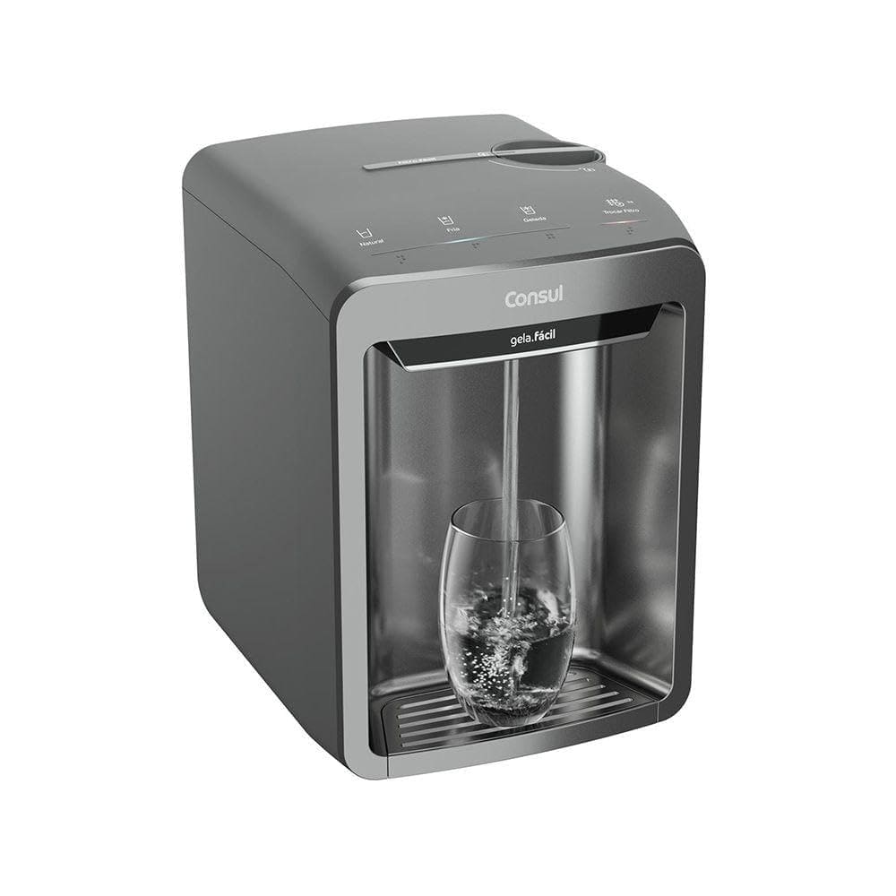 Purificador de Água Consul Refrigerado Eletrônico CPB33AF Cinza Bivolt