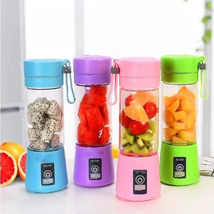 Mini Liquidificador Portátil Shake 6 Laminas + Cabo USB-SE3095