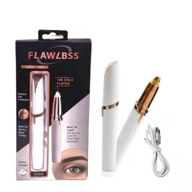 Caneta Depiladora Para Sobrancelhas,Nariz, Buço, Elétrica Recarregável USB