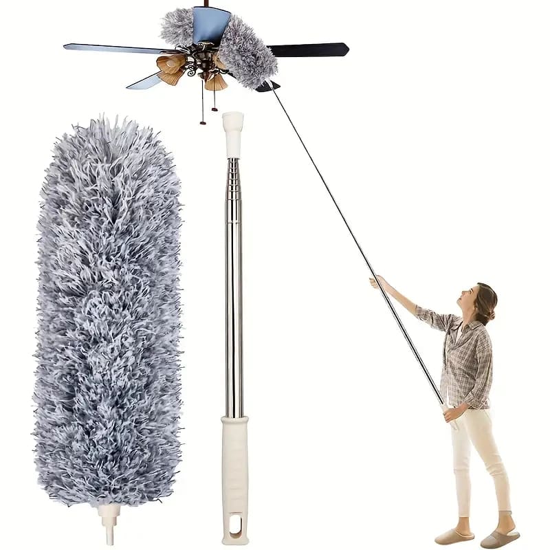 Espanador Telescópico 280 cm – Dobrável, Para Teto e Ventilador