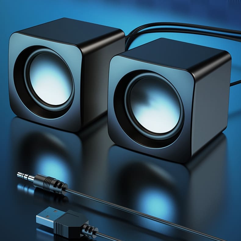 Caixa de som Pc Estéreo 2.0 para Computador Notebook XDG-1001