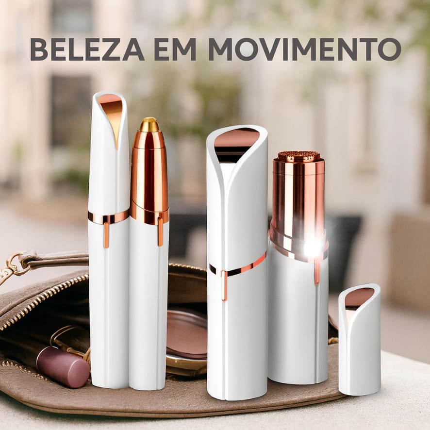 KIT Depilação Facial 2 em 1 - Rosto e Sobrancelhas