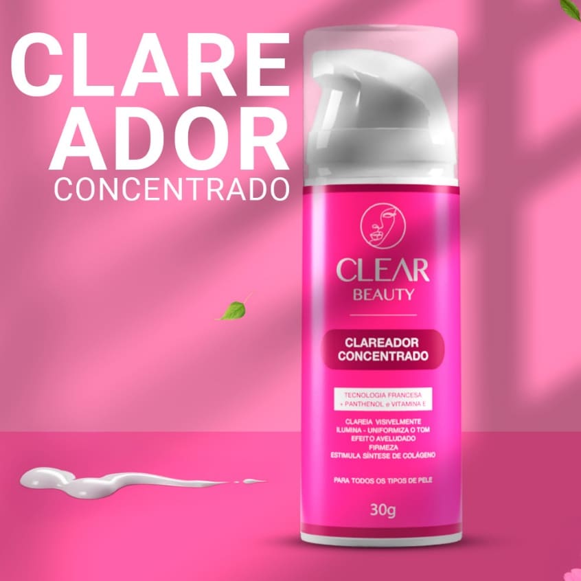 Clareador de Virilha e Axila Creme Clareador Partes Intimas - Clear Beauty Original