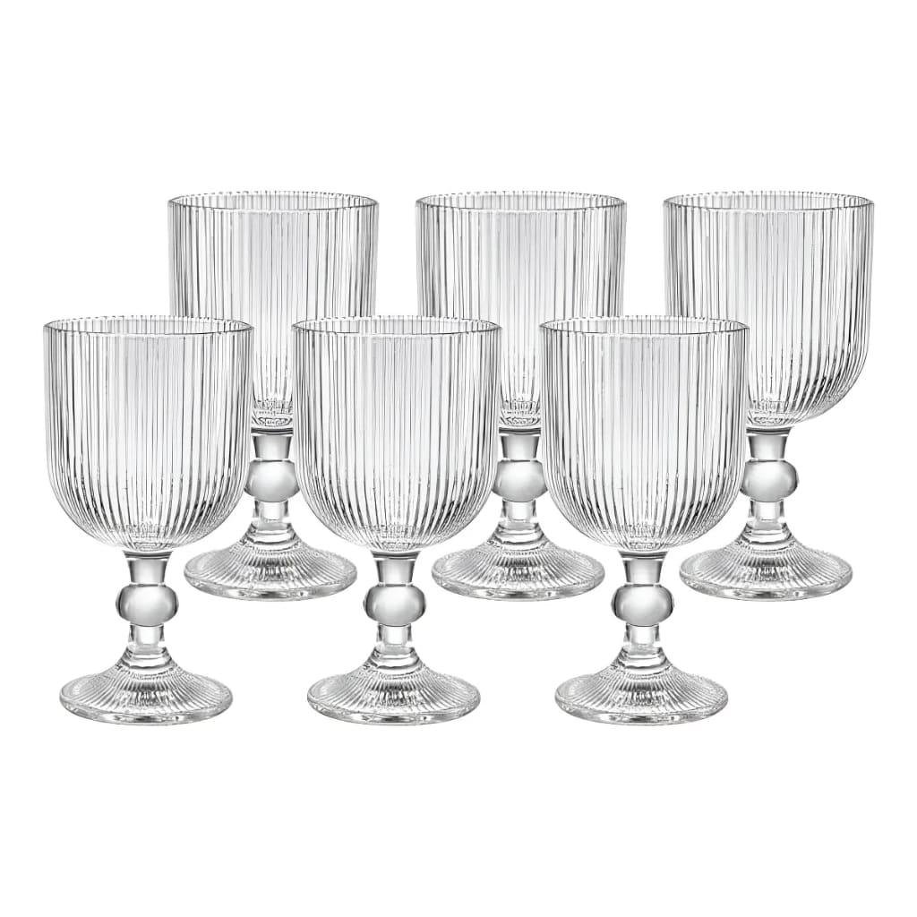 Taça Cameratta 360ml | Conjunto Com 6 Pçs | Vidro Gamma | Cor Transparente