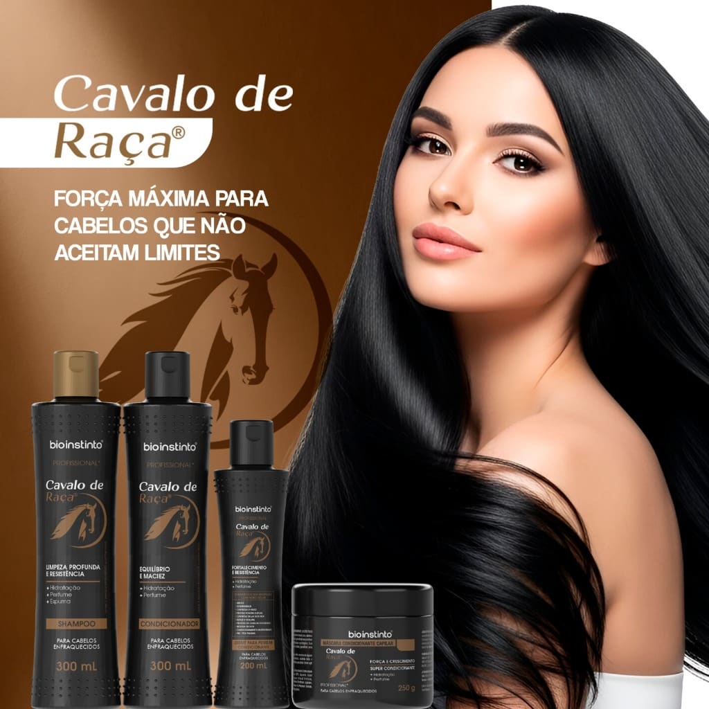 Kit Crescimento Capilar Cavalo de Raça