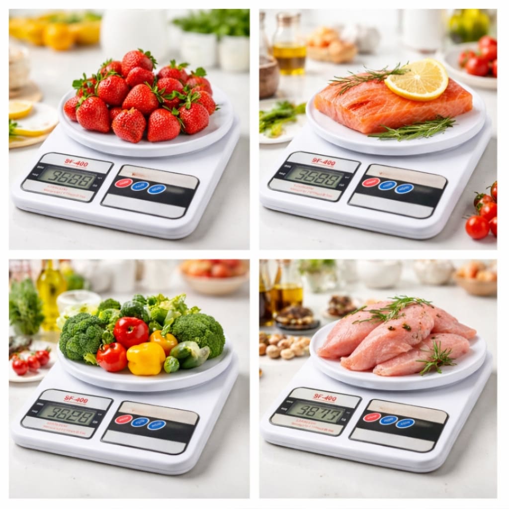 Balança Digital Alta Precisão até 10kg Cozinha Dieta Alimentos Super Precisa Nutrição Confeitaria