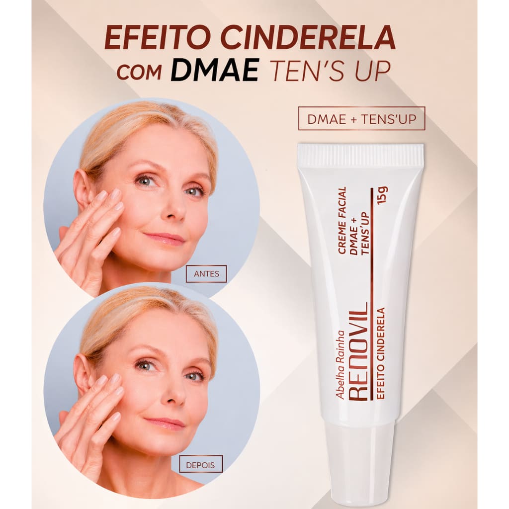 Efeito Cinderela Lifting Para Rugas e Linhas de Expressão - Abelha Rainha 15g