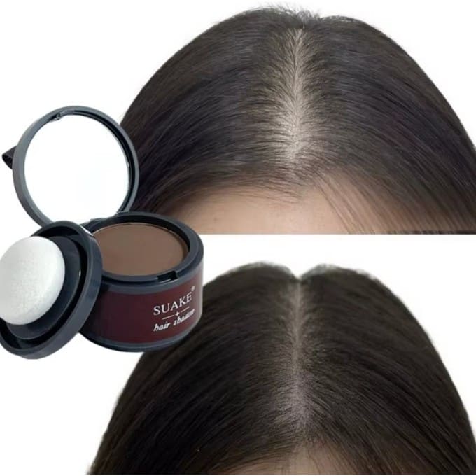Maquiagem pó Retoque Capilar Fibra Sombra Correção Branco Manchas Cobrir Branco Cabelo Calvice