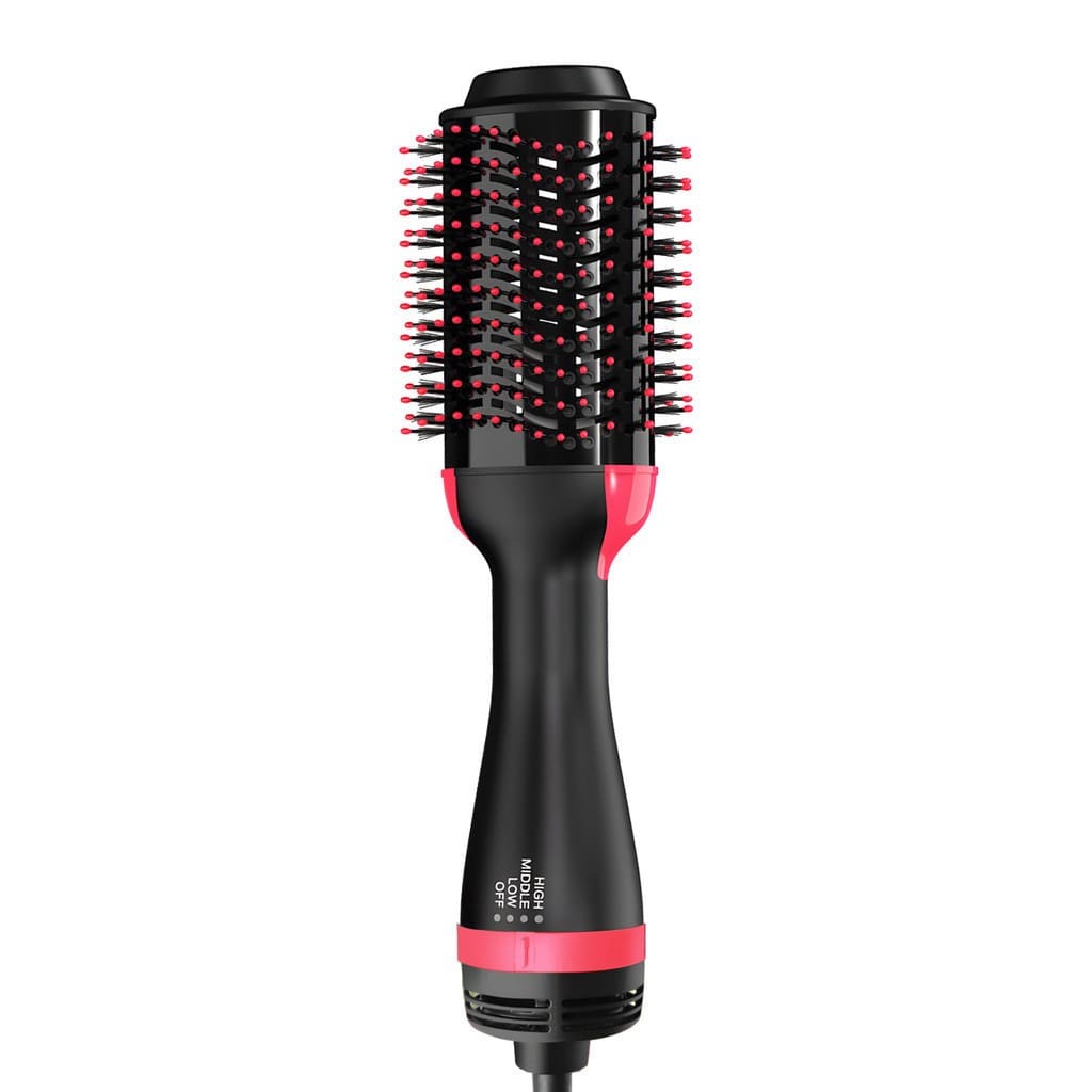 Escova Secadora Alisador Elétrica Quente Cabelo Com 3 Em1 Hair Styler 110V