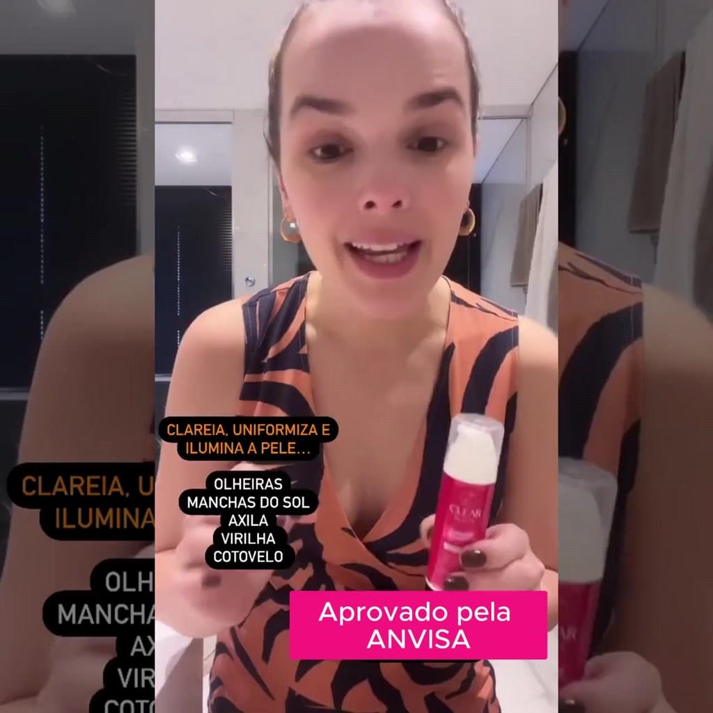 Clareador de Virilha e Axila Creme Clareador Partes Intimas - Clear Beauty Original