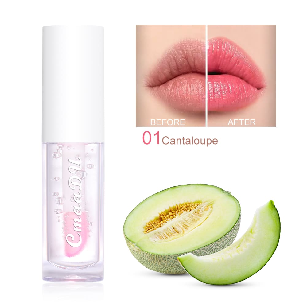 CmaaDu 6 Cores Frutas Hidratante Mudança De Cor Maquiagem Brilho Labial , Copo Antiaderente À Prova D'água Escolha Ofici