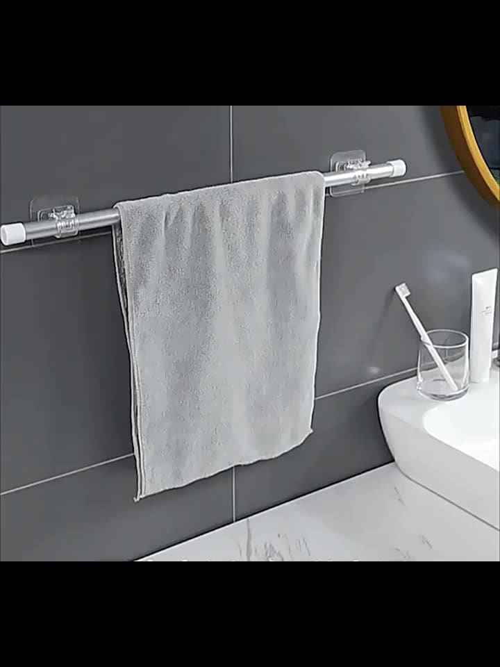 Kit Ganchos Adesivos para Varão de Cortina – Sem Furar