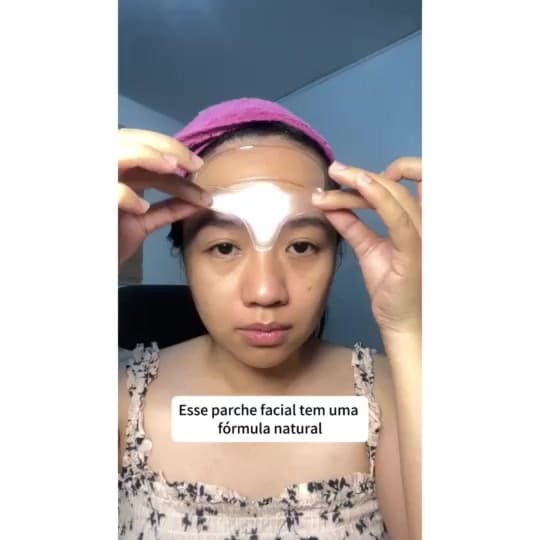 Kit 16 Peças Reutilizável para Rosto Adesivo Fita Gel Silicone Anti-rugas Linhas Faciais