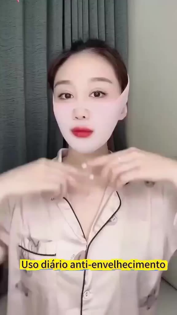 VFace Lifting Facial Efeito Rejuvenescedor Antirrugas e Firmamento Máscara de Beleza Contra Papada Máscara antienvelheci