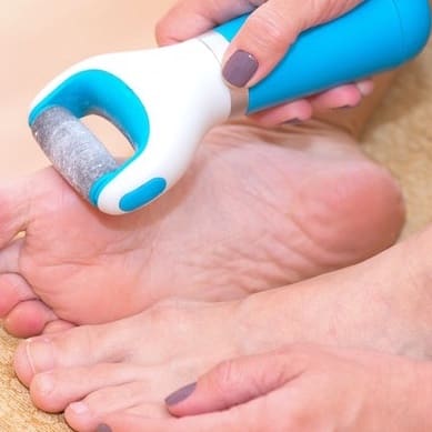 Lixa Eletrica Para Pes Removedor De Calosidades Pedicure Top Profissional + Lixa Pronta Entrega