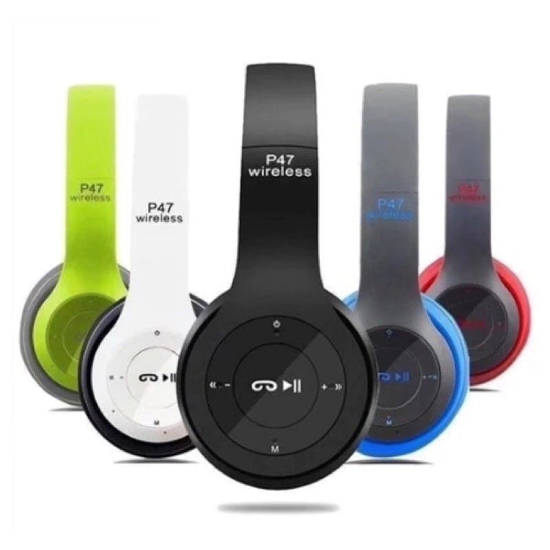 Fone de Ouvido Bluetooth P47 com Redução de Ruído Ativa para Chamaradas Claras