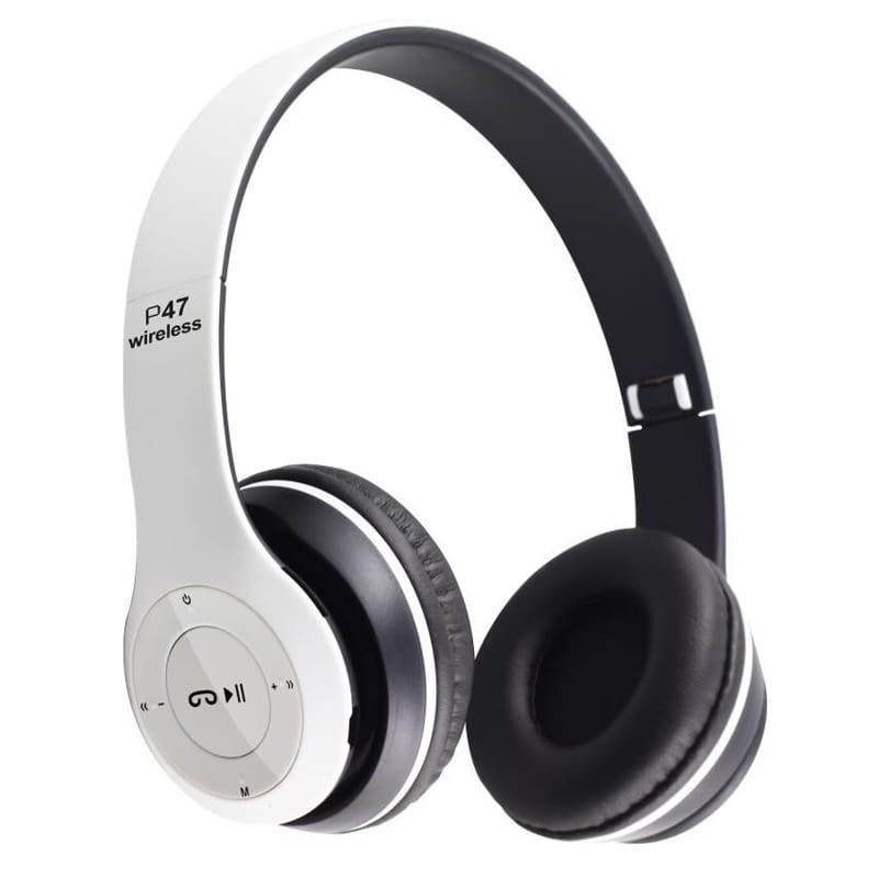 Fone de Ouvido Bluetooth P47 com Redução de Ruído Ativa para Chamaradas Claras