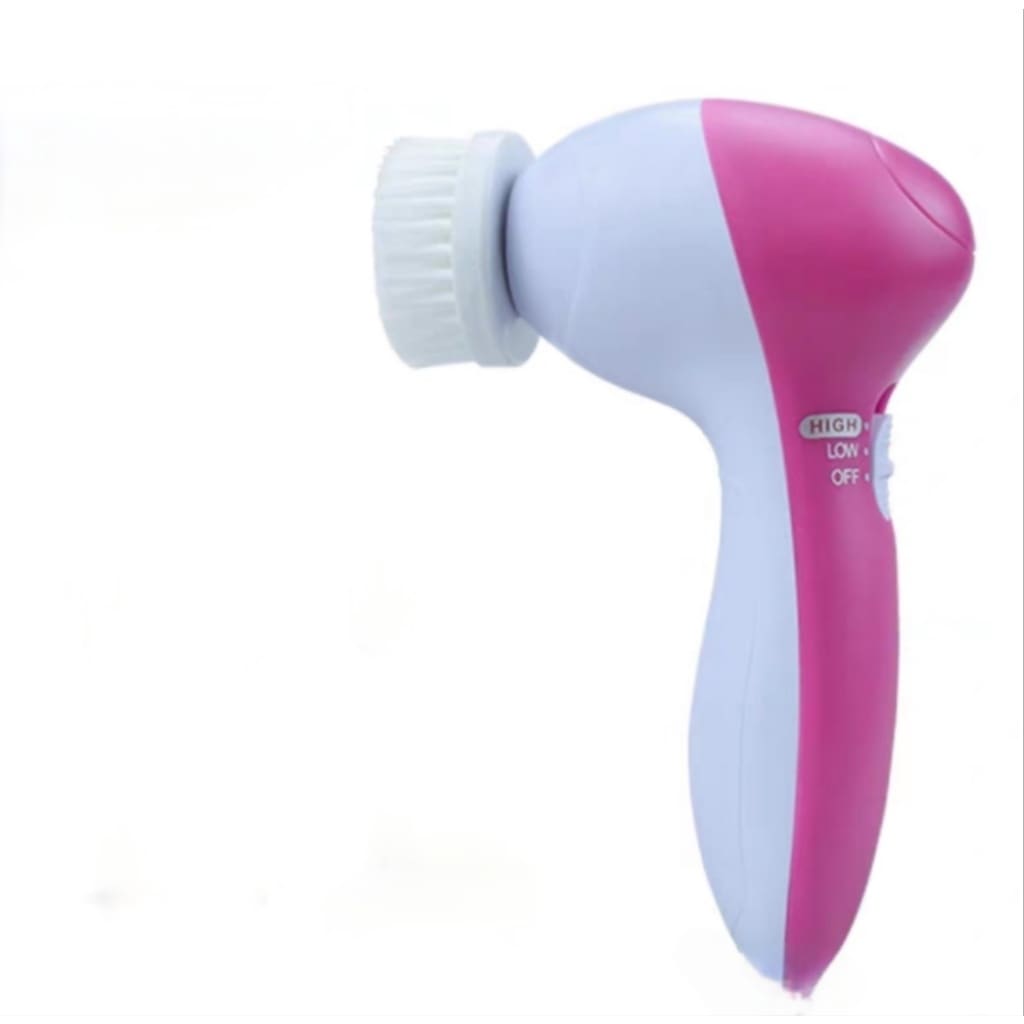 Escova Elétrica Limpeza Massageadora Facial Esfoliação 5-em 1