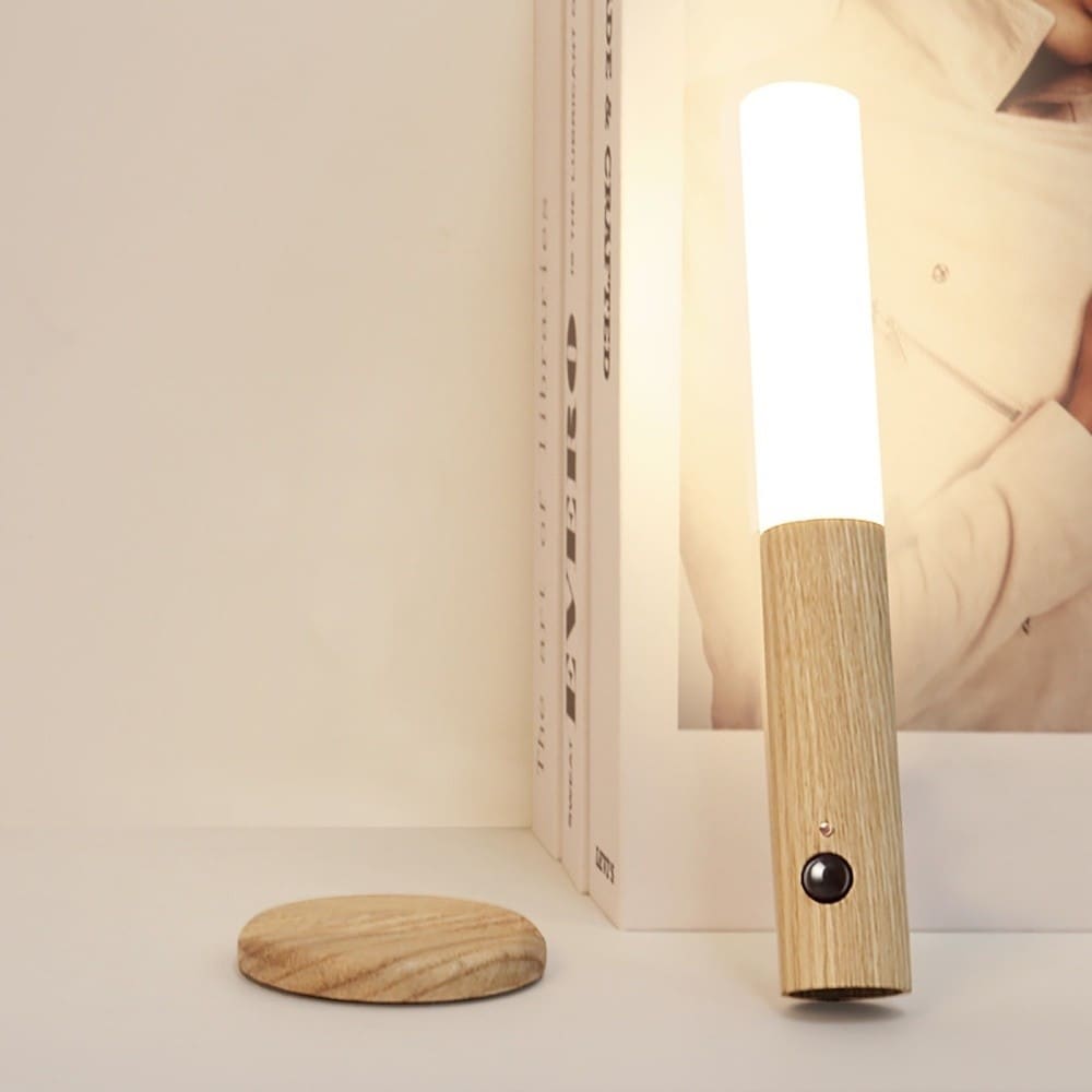 Lâmpada de parede magnética recarregável com sensor LED inteligente ou lâmpada de cabeceira Home MT253 ( 6 )