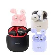 Fone Sem Fio Bluetooth 5.4 TWS Kaidi KD-771 Com Microfone IPX4 Android iPhone