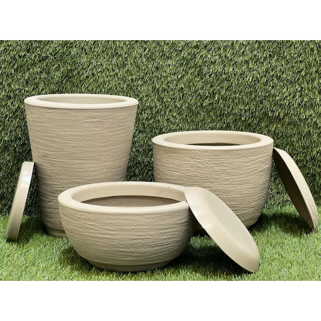 KIT 3 VASOS  PARA PLANTAS DECORATIVOS N1 N2 N3