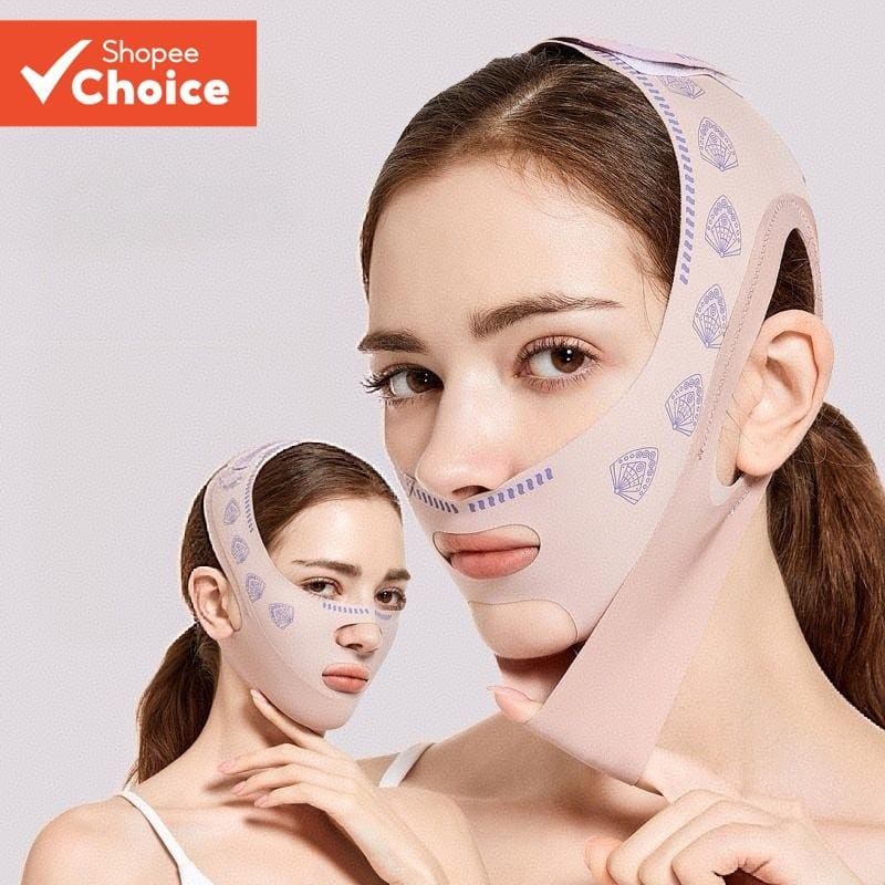 Máscara De Dormir Beauty Face Sculpting , Emagrecimento Em Forma De V , Reutilizável-Antienvelhecimento