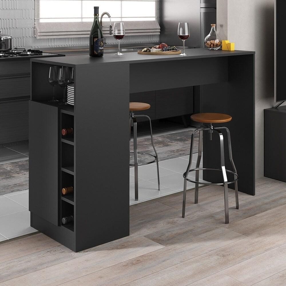 Bancada Balcão/Mesa Ilha de Cozinha Gourmet com Adega e 1 Porta Multimóveis