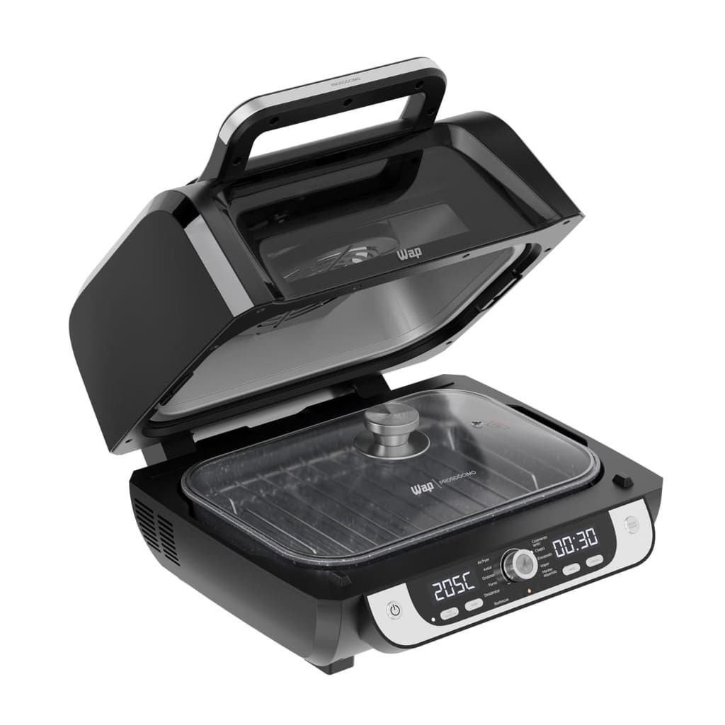 Fritadeira Elétrica WAP Air Fry Barbecue Digital Prosdócimo 10L 1800W 12 em 1 (Função Churrasco Sem Fumaça)