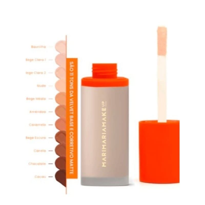 Base e Corretivo Mari Maria Velvet Skin – Matte e Média/Alta Cobertura