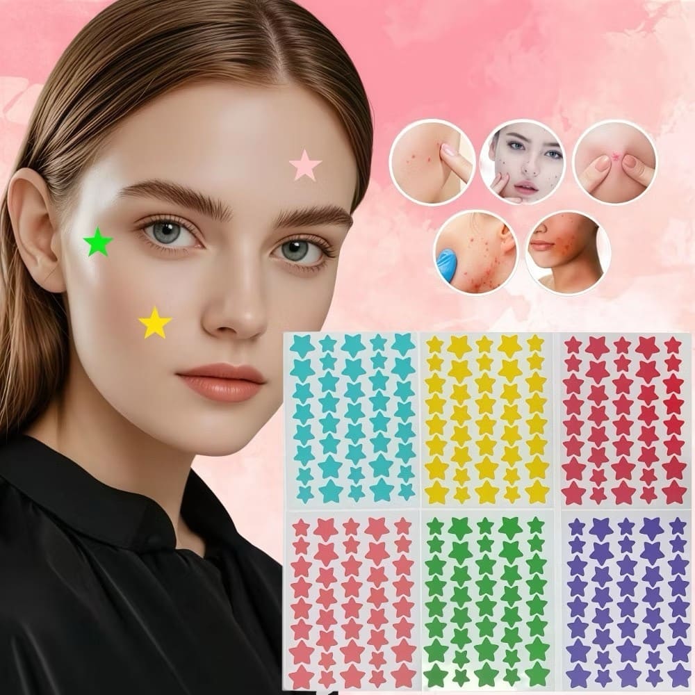 KIT 120 pcs Adesivos Hidrocolóides para Acne — Proteção e Cuidado para Sua Pele ✨