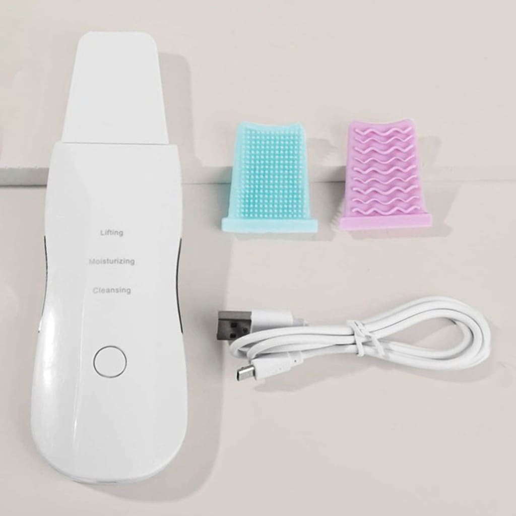 Aparelho Peeling Ultrassônico | Limpeza Facial Profunda + Remoção de Cravos