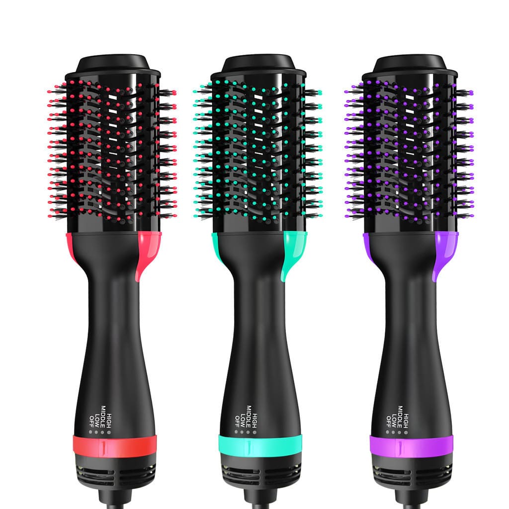 Escova Secadora Alisador Elétrica Quente Cabelo Com 3 Em1 Hair Styler APENAS 110V Marisastore
