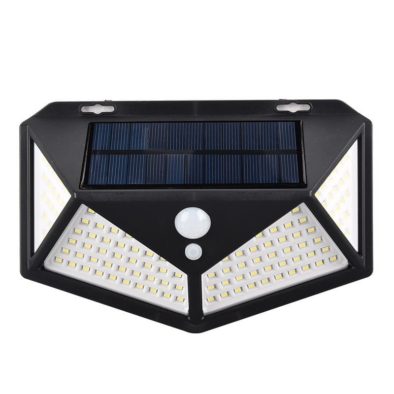 Luminária Solar com Sensor de Presença – 100 LEDs, à Prova de Chuva
