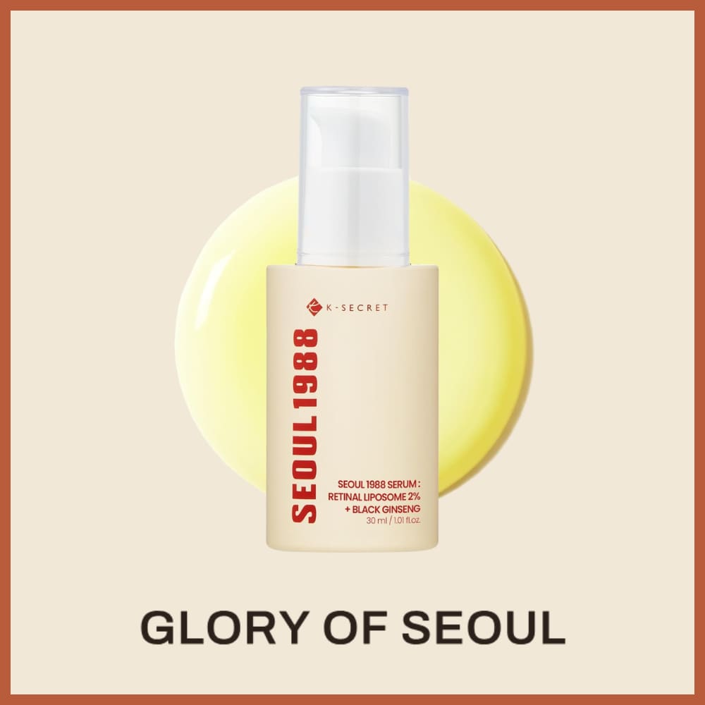 K-SECRET SEOUL 1988 Serum : Retinal Liposome 2% + Black Ginseng 30ml