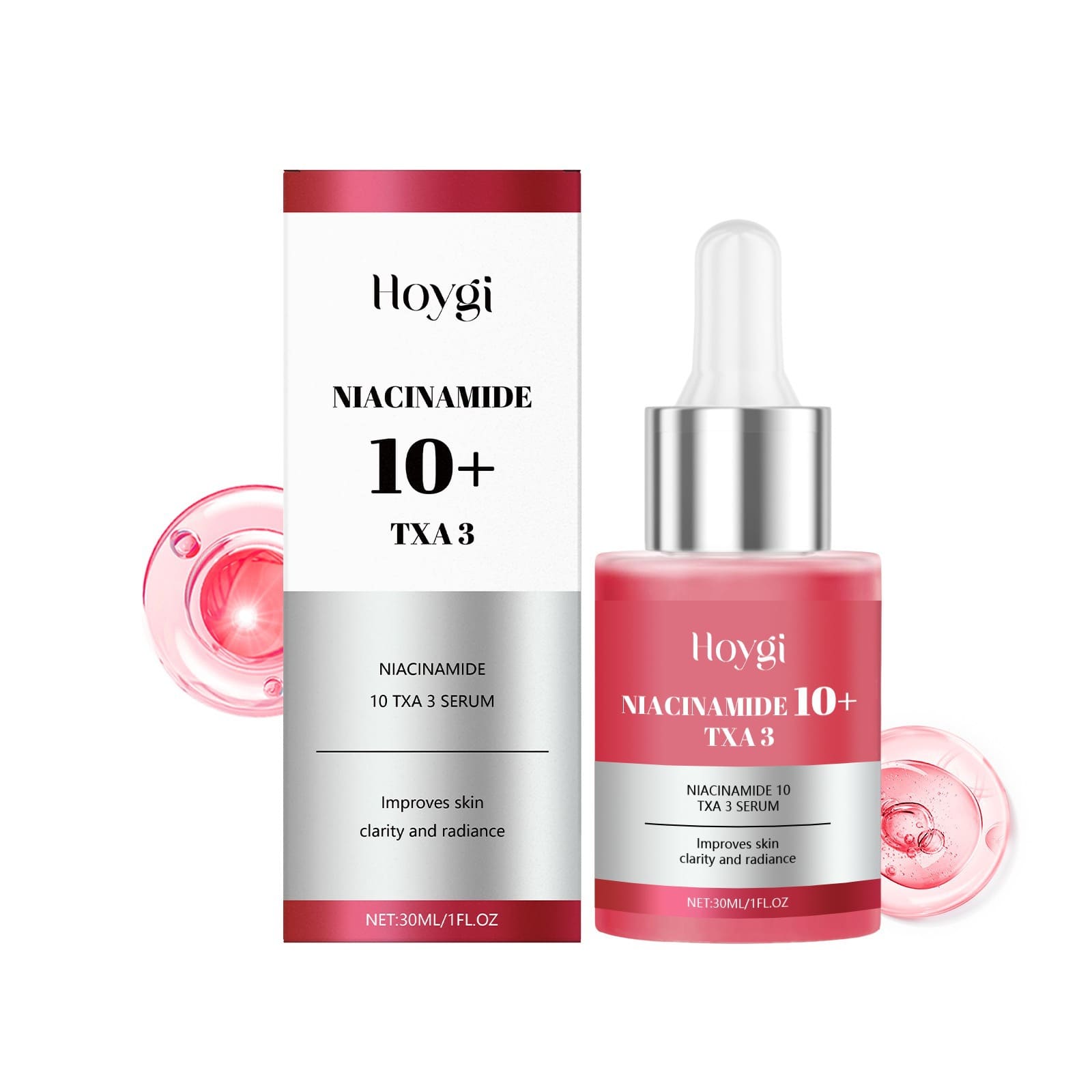 Soro Hoygi Niacinamida TXA3 , Essência Iluminadora , Facial Desbotado Para Manchas Escuras Hidratante Cuidados Com A Pel